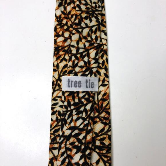 Vintage Retro 70's Tree Tie Unisex Groovy - Picture 1 of 3